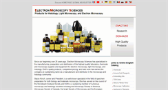 Desktop Screenshot of fr.electronmicroscopysciences.com