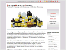 Tablet Screenshot of fr.electronmicroscopysciences.com