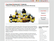Tablet Screenshot of electronmicroscopysciences.com